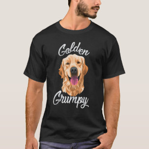 Golden Retriever Grumpy For Women Mother Dog Pet T-Shirt