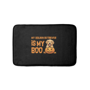 Golden Retriever Halloween Bath Mat