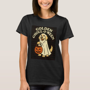 Golden Retriever Halloween Ghost Costume Dog Pet T T-Shirt