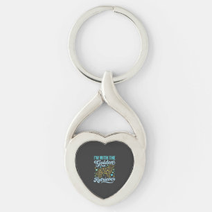 Golden Retriever Halloween Skull Pattern Dog Lover Key Ring