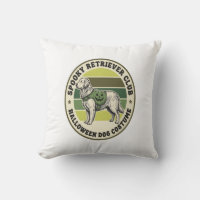 Golden Retriever Halloween Vintage Costume Badge_1