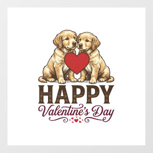 Golden Retriever Happy Valentines Day