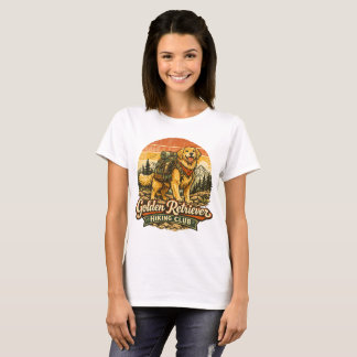 Golden Retriever Hiking Club T-Shirt