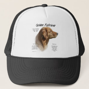 Golden Retriever History Design Trucker Hat