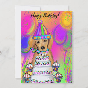 Golden Retriever Holiday Card