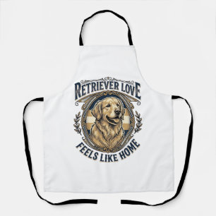 Golden Retriever Home Comfort Vintage Engraving Do Apron