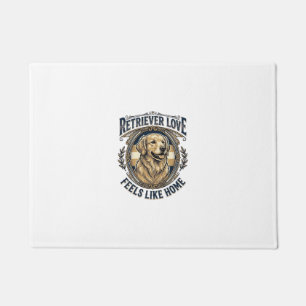 Golden Retriever Home Comfort Vintage Engraving Do Doormat