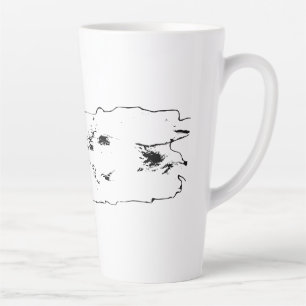 Golden retriever in bold line grace latte mug