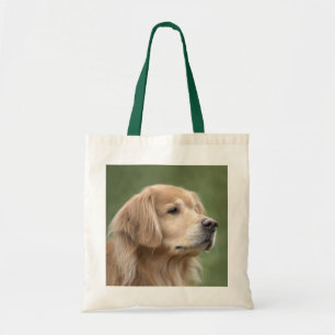 Golden Retriever in Closeup Tote Bag