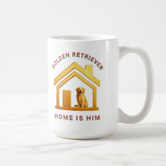 Golden retriever is him2 coffee mug