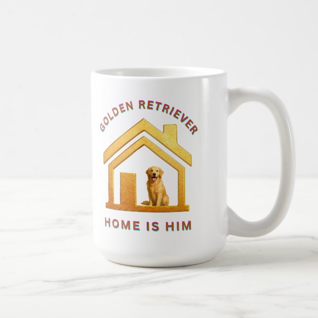 Golden retriever is him2 coffee mug (Right)