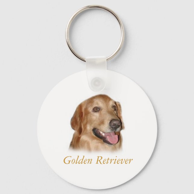 Golden Retriever Key Ring (Front)