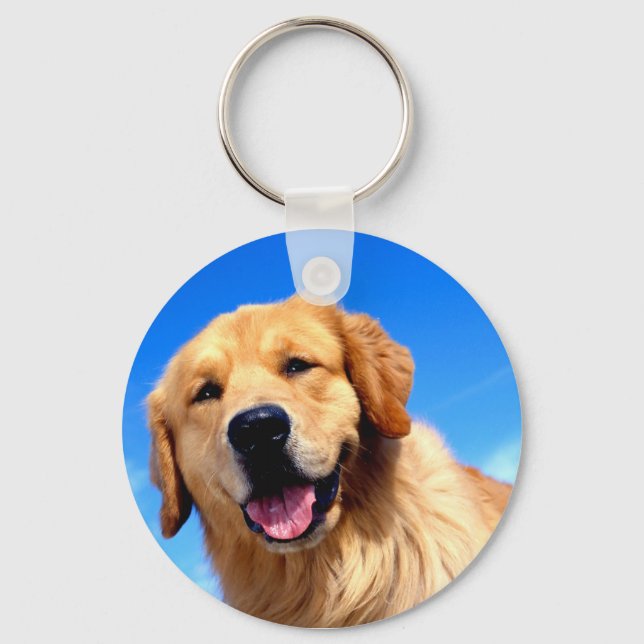 Golden Retriever Key Ring (Front)