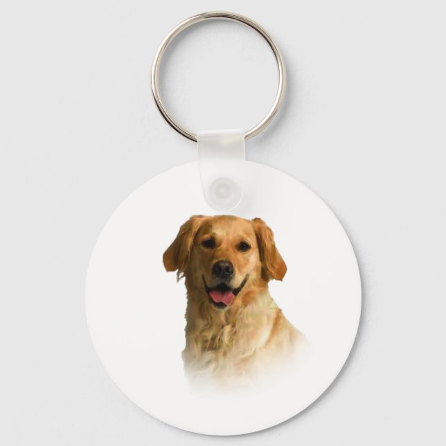 Golden Retriever Key Ring (Front)