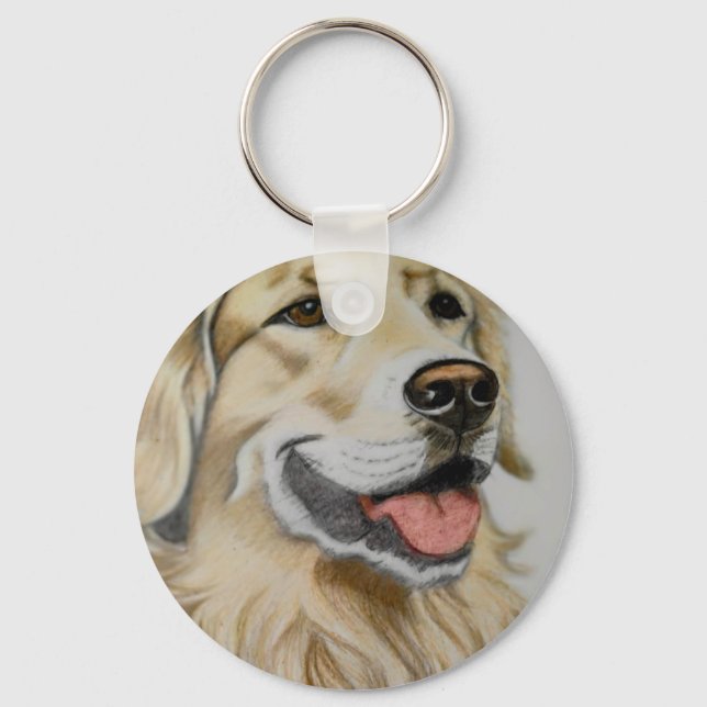 Golden Retriever keychain (Front)