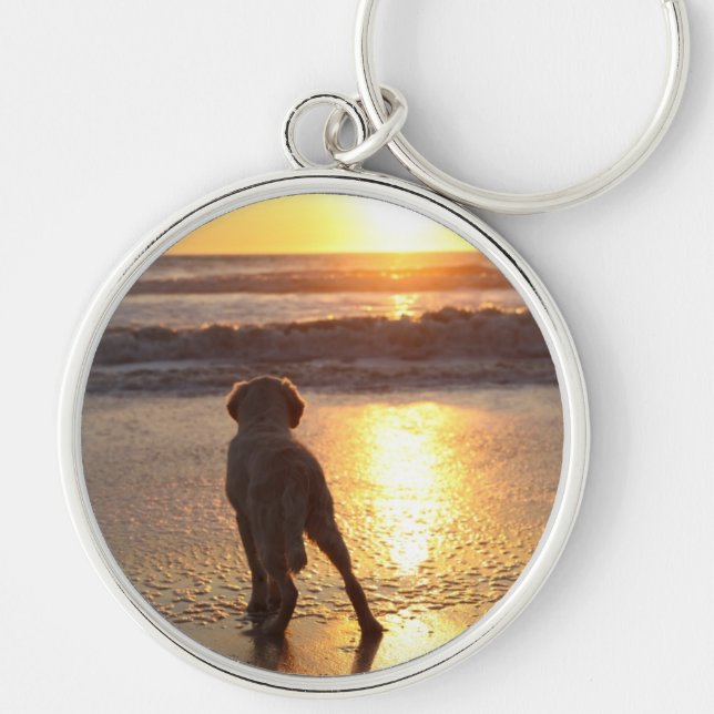 Golden Retriever Keychain (Front)