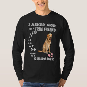 Golden Retriever Lab Dog Mum Dad Costume Cute Gold T-Shirt