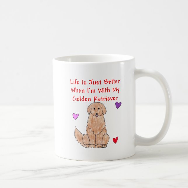 Golden Retriever Life Is Just Better Mug (Right)
