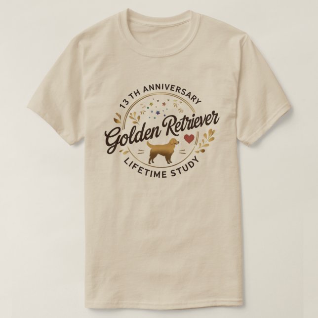 Golden Retriever - light T-Shirt (Design Front)