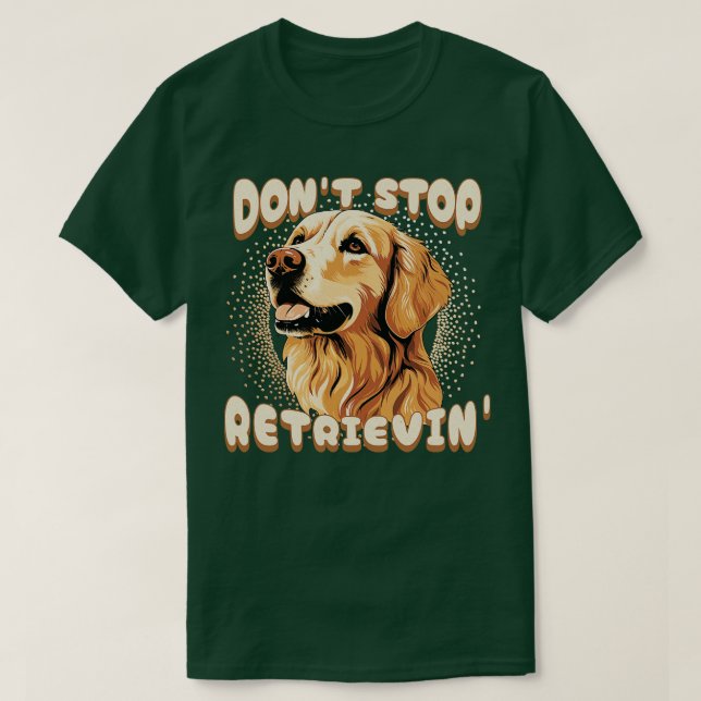 Golden Retriever Love T-Shirt (Design Front)
