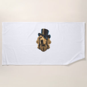 Golden Retriever Lover Dog Golden Retrievers Top H Beach Towel