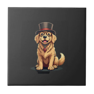 Golden Retriever Lover Dog Golden Retrievers Top H Tile
