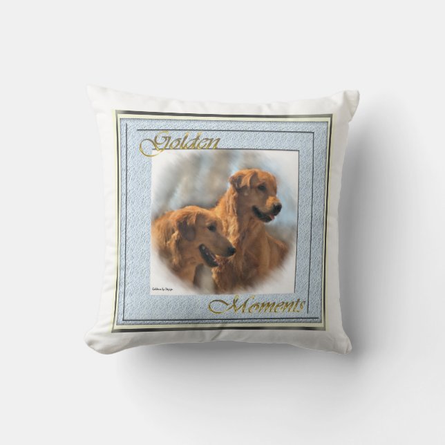 Golden Retriever Lovers Art Gifts Cushion (Front)