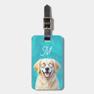 Golden Retriever Luggage Tag