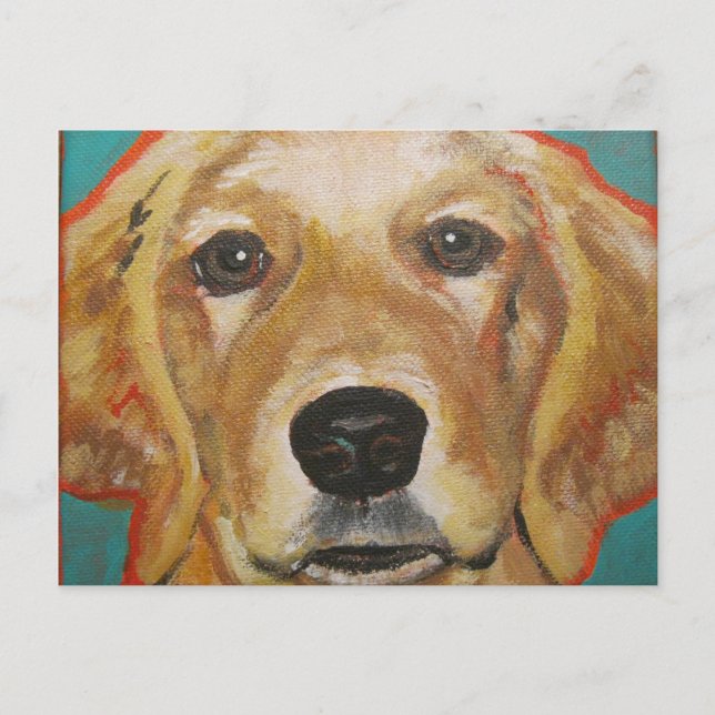 Golden Retriever - "Maddie" - Postcard (Front)