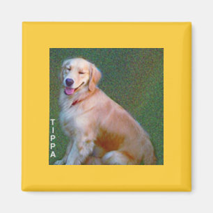 Golden Retriever Magnet