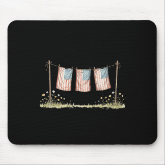 Golden Retriever merica Shirt Patriotic Puppy 4th  Mouse Pad