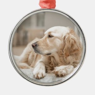 Golden Retriever Metal Tree Decoration