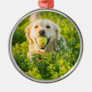Golden Retriever Metal Tree Decoration