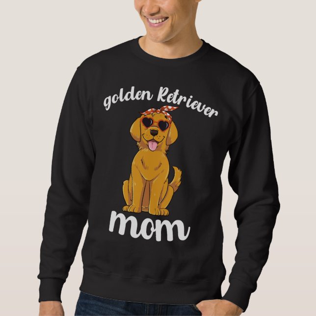 Golden Retriever Mothers Day Labrador Mum Lab Dog Sweatshirt (Front)