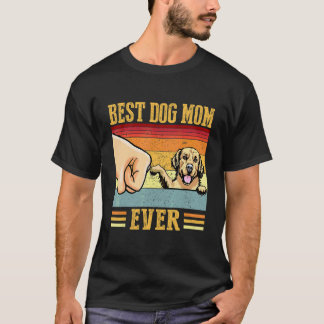 Golden Retriever Mum Best Dog Mum Ever T-Shirt