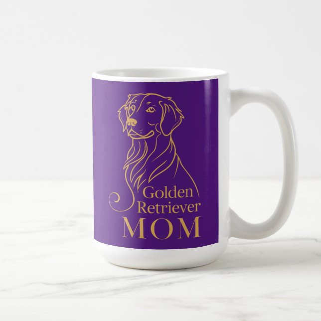 Golden Retriever Mum Coffee Mug (Right)