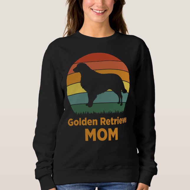 Golden Retriever Mum Coloured Sweatshirt (Front)
