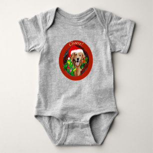 Golden Retriever Mum Cute Dog Breed Baby Bodysuit