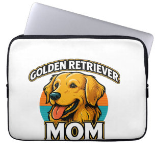 Golden Retriever Mum � Cute Dog Lover Design Laptop Sleeve