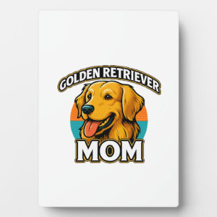 Golden Retriever Mum � Cute Dog Lover Design Plaque