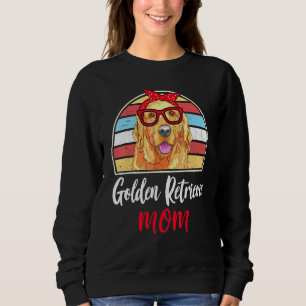 Golden Retriever Mum Cute Dog Vintage Sweatshirt
