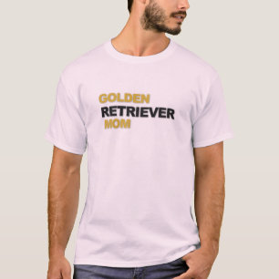 Golden Retriever Mum Dog Lover Typography Design T-Shirt