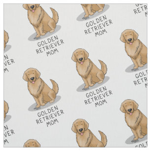 Golden Retriever Mum - Dog Mum Fabric