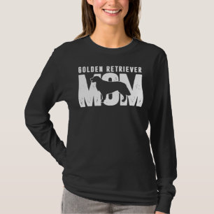 Golden Retriever Mum Dog Silhouette T-Shirt