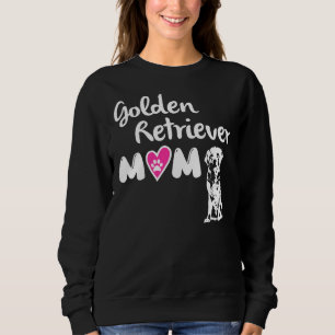 Golden Retriever Mum Fitted Scoop Sweatshirt