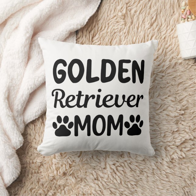 Golden Retriever Mum Funny quotes Cushion (Blanket)