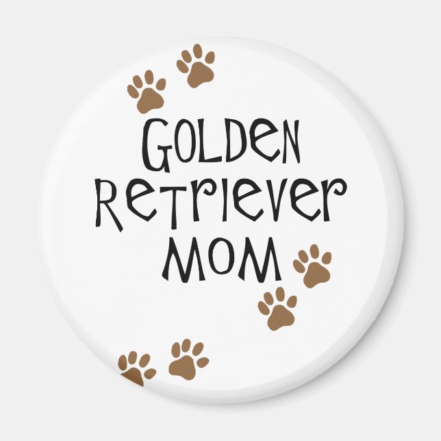 Golden Retriever Mum Magnet (Front)