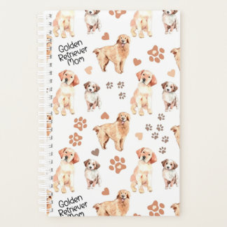Golden Retriever Mum Pattern Planner
