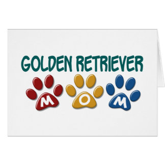GOLDEN RETRIEVER Mum Paw Print 1