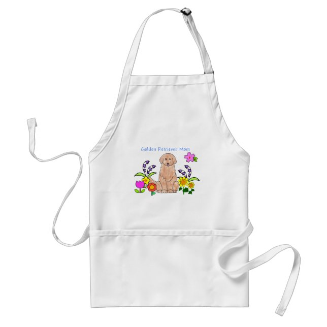 Golden Retriever Mum Standard Apron (Front)